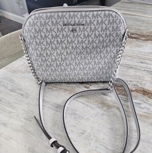 Michael Kors Gray Crossbody Bag